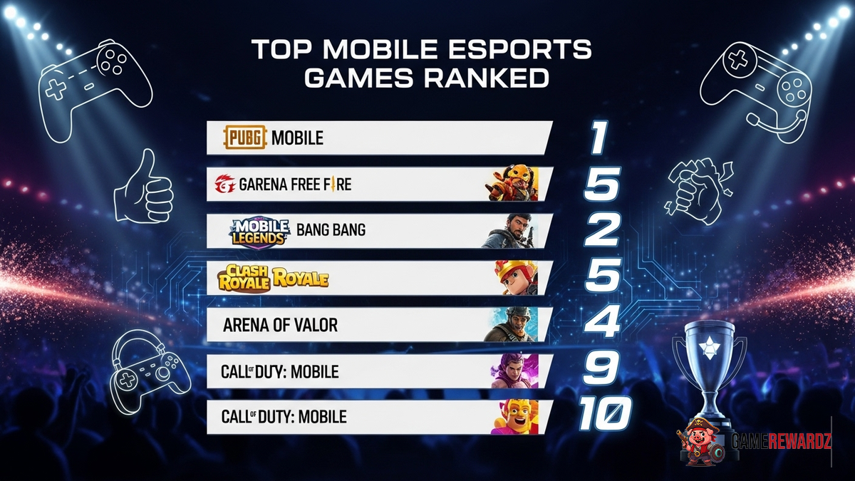 Top Mobile Esports Games Ranked